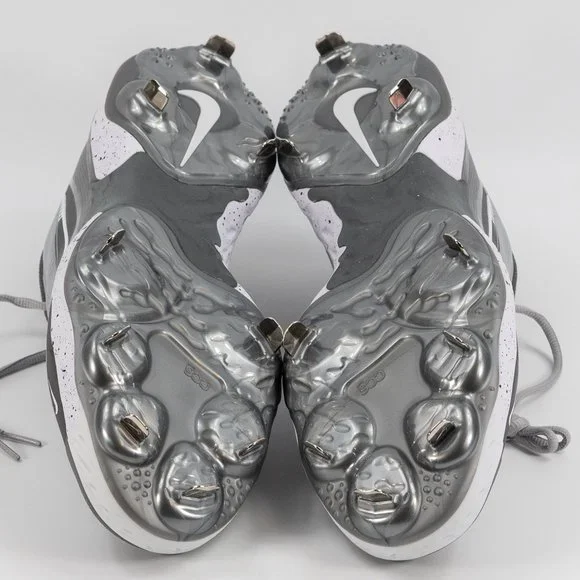 Nike Alpha Huarache Elite 3 Low 'Light Smoke Grey' CK0746-011 Metal Baseball - Picture 8 of 10